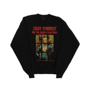 David Bowie Womens/Ladies Ziggy Stardust Spider Sweatshirt / Black